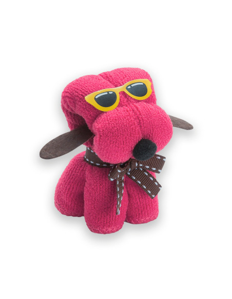 Toalla personalizada Perro, microfibra, colores vivos.