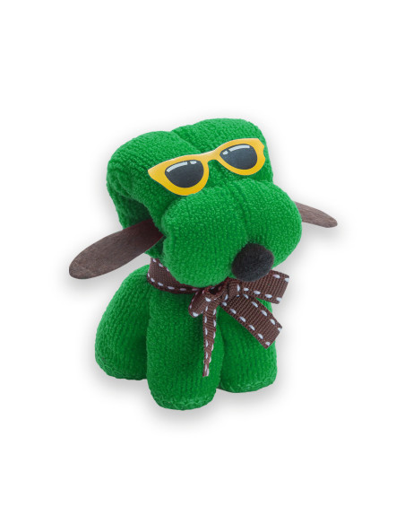 Toalla personalizada Perro, microfibra, colores vivos.