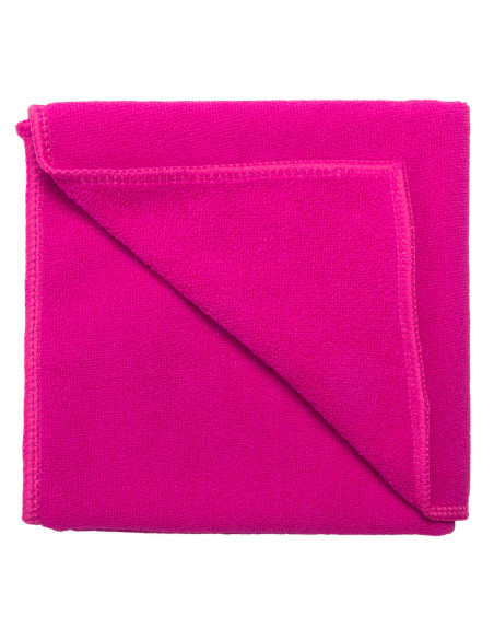 Toalla serigrafiada, 45x30 cm, microfibra, funda PVC.