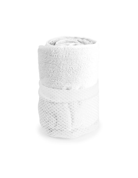 Toalla para clientes, 100x50 cm, microfibra con bolsa.