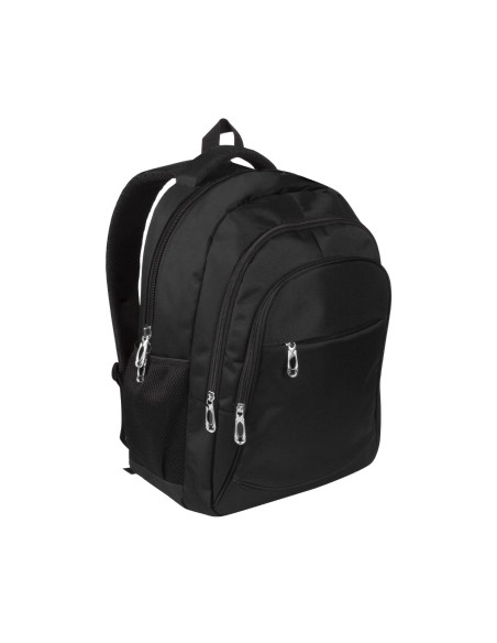 Mochila Publicitaria en Nylon 600D, Cremallera y bolsillos Frontales