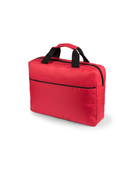 Maletín portadocumentos con cremallera personalizado en poliéster, 600D