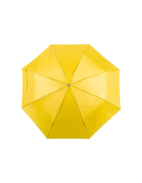 Paraguas plegables publicitarios en vivos colores.