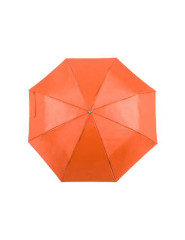 Paraguas plegables publicitarios en vivos colores.