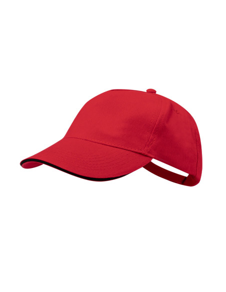 Gorra Publicitaria 5 paneles, 100% algodón peinado, variedad de colores