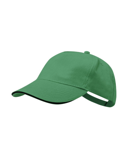 Gorra Publicitaria 5 paneles, 100% algodón peinado, variedad de colores