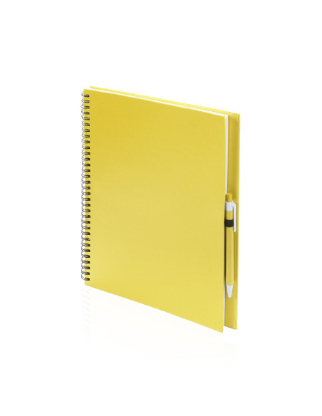 Libreta de Anillas Personalizada, Cartón Reciclado, Bolígrafo a juego