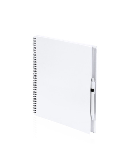 Libreta de Anillas Personalizada, Cartón Reciclado, Bolígrafo a juego