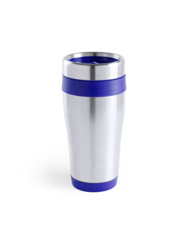 Vaso termo publicitario, Acero Inox, 450ml, tapa de seguridad.