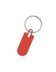 Llaveros personalizados baratos con doming colorido.