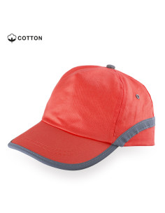 Gorra Publicitaria 5 paneles, 100% algodón, colores vivos