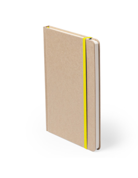 Bloc de Notas, tapas suaves para personalizar en Cartón Natural