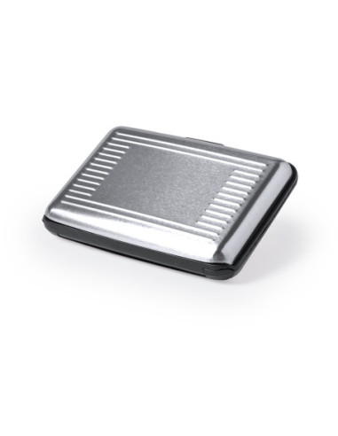 Tarjetero RFID en aluminio personalizado y 6...