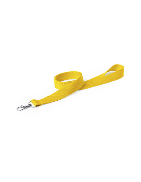 Lanyards personalizados baratos con mosquetón metálico en poliéster
