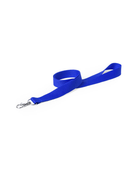 Lanyards personalizados baratos con mosquetón metálico en poliéster