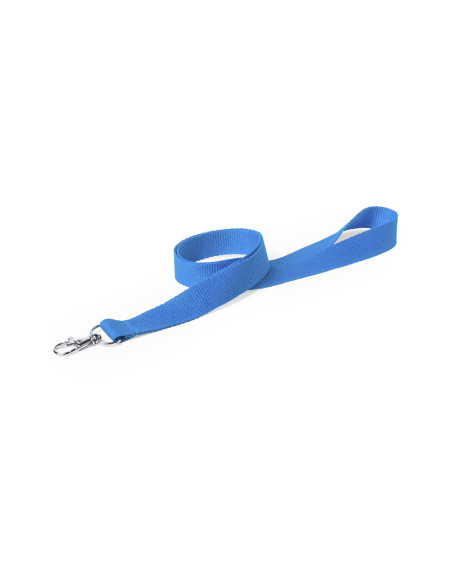 Lanyards personalizados baratos con mosquetón metálico en poliéster