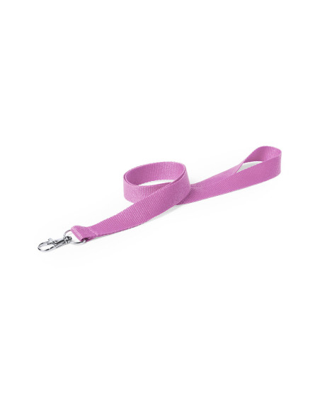 Lanyards personalizados baratos con mosquetón metálico en poliéster