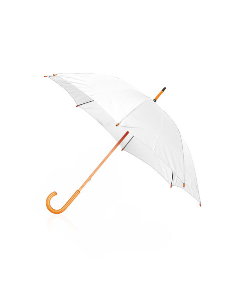 Paraguas publicidad de 105cm y mango de madera.