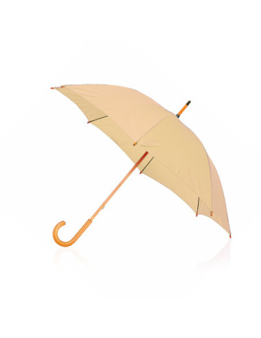 Paraguas publicidad de 105cm y mango de madera.