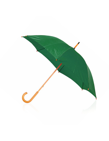 Paraguas publicidad de 105cm y mango de madera.