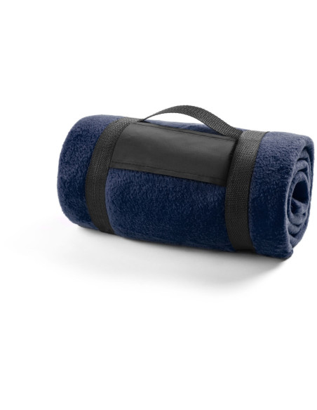 Manta para entregar a clientes 130x160 cm, polar fleece con asa