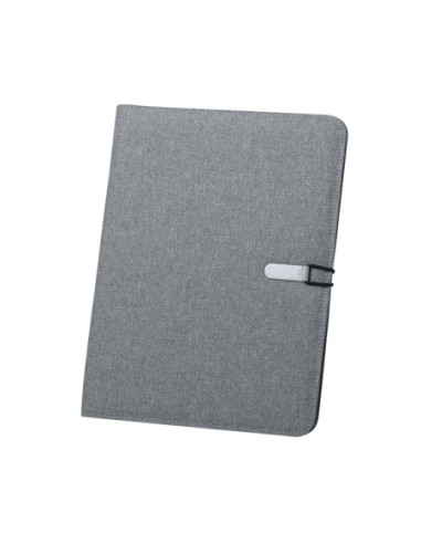 Carpeta en microfibra personalizada con cierre...