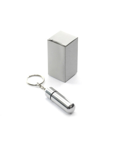 Llavero pastillero personalizado en aluminio...