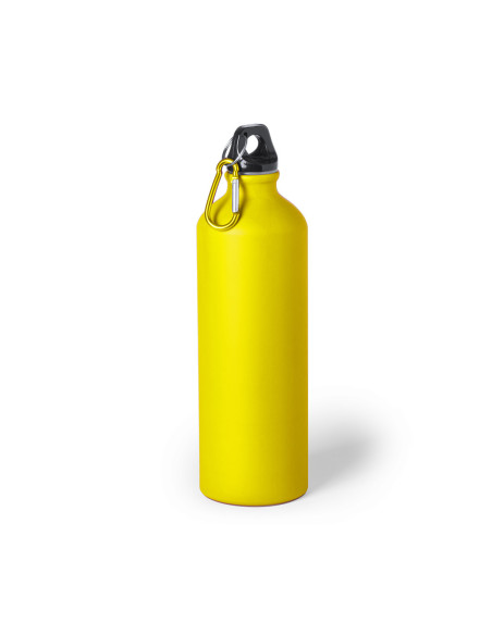 Bidón Personalizado 800ml en Aluminio y mosquetón