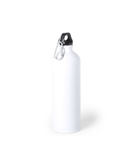 Bidón Personalizado 800ml en Aluminio y mosquetón