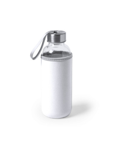 Botella personalizada de cristal de 420ml funda...