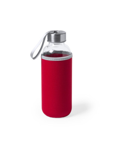 Botella personalizada de cristal de 420ml funda...