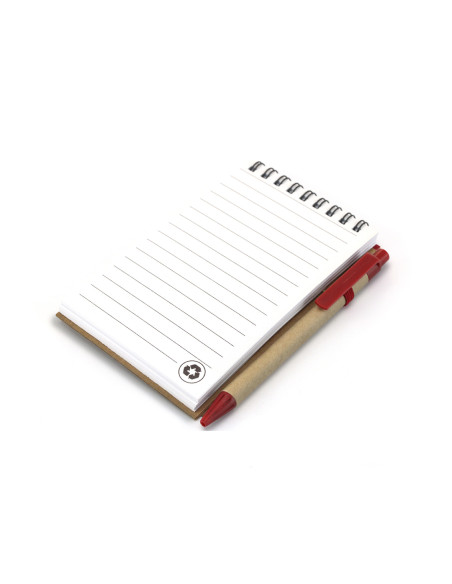 Libreta Ecológica Publicitaria de Anillas, tapas de Cartón Reciclado
