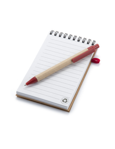 Libreta Ecológica Publicitaria de Anillas, tapas de Cartón Reciclado