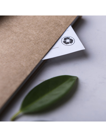 Libreta Ecológica Publicitaria de Anillas, tapas de Cartón Reciclado