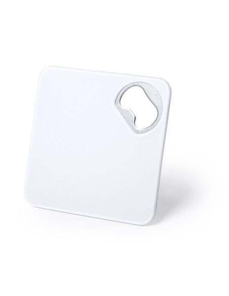 Posavasos personalizado, con abridor, antideslizante.