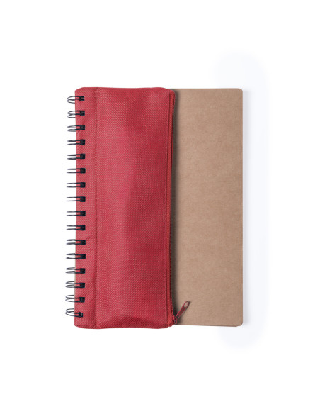 Libreta para Personalizar, Tapas cartón reciclado y Estuche  Poliéster