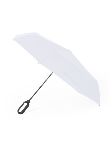 Paraguas para empresas plegable de 100cm con sistema antiviento.