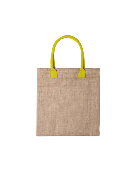 Bolsa Personalizada de Yute con Asas Algodón, Resistente hasta 9kg