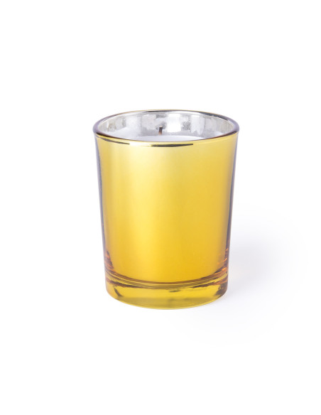 Vela aromática personalizada en cristal