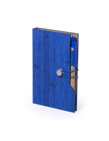 Bloc de Notas Personalizable en Polipiel símil Madera