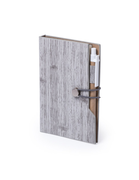 Bloc de Notas Personalizable en Polipiel símil Madera