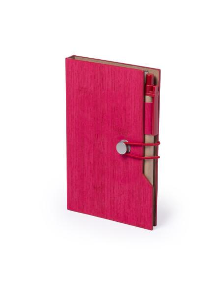 Bloc de Notas Personalizable en Polipiel símil Madera