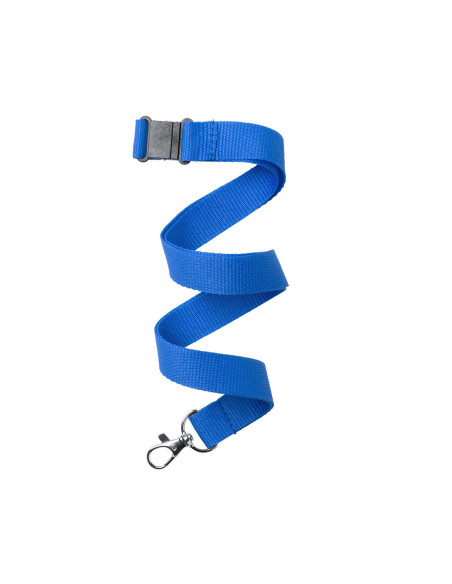 Lanyard en resistente poliéster personalizado, mosquetón y seguridad