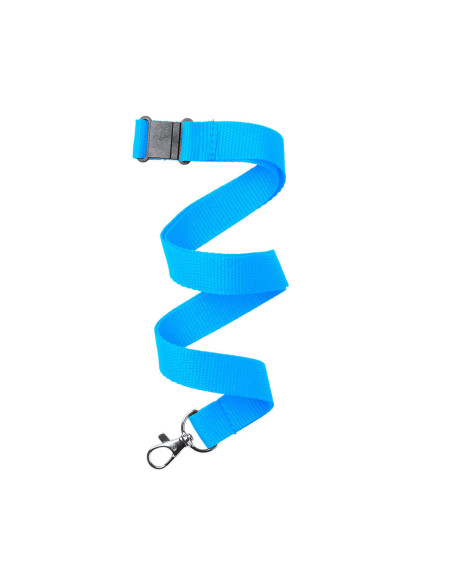 Lanyard en resistente poliéster personalizado, mosquetón y seguridad