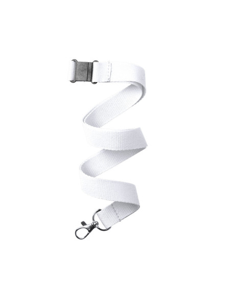 Lanyard en resistente poliéster personalizado, mosquetón y seguridad