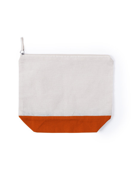 Neceser promocional en 100% algodón bicolor de 140g/m2.