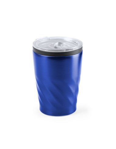 Vaso termo personalizado, Acero Inox, 350ml, tapón transparente.