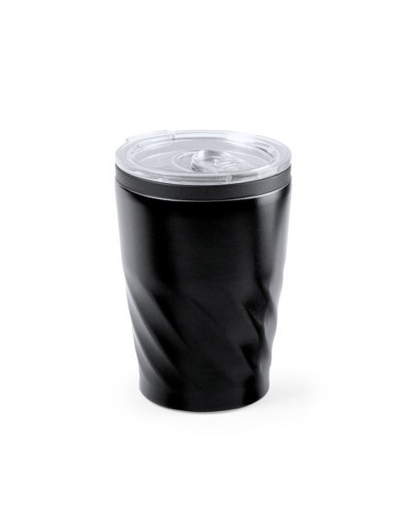 Vaso termo personalizado, Acero Inox, 350ml, tapón transparente.