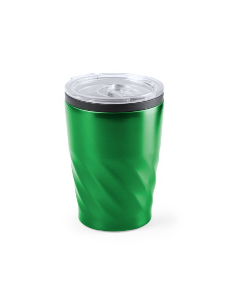 Vaso termo personalizado, Acero Inox, 350ml, tapón transparente.