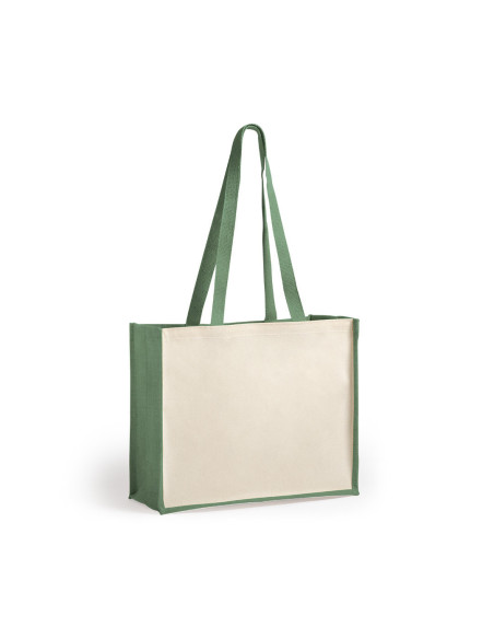 Bolsa Personalizada ECO, Yute laminado y Algodón laminado.